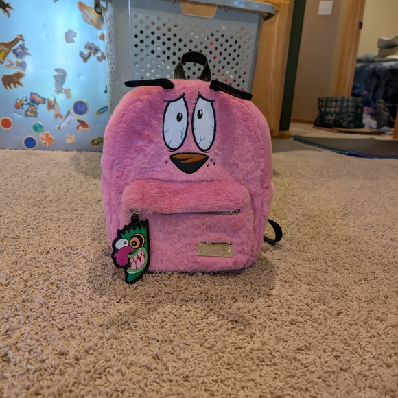 Loungefly Handbags - Courage The Cowardly Dog Mini Backpack